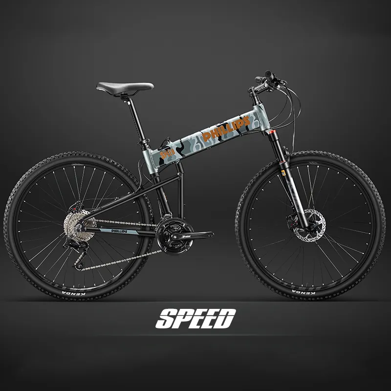 Folding Bike — 26-inch wheels, shock absorbing | EplusNINE