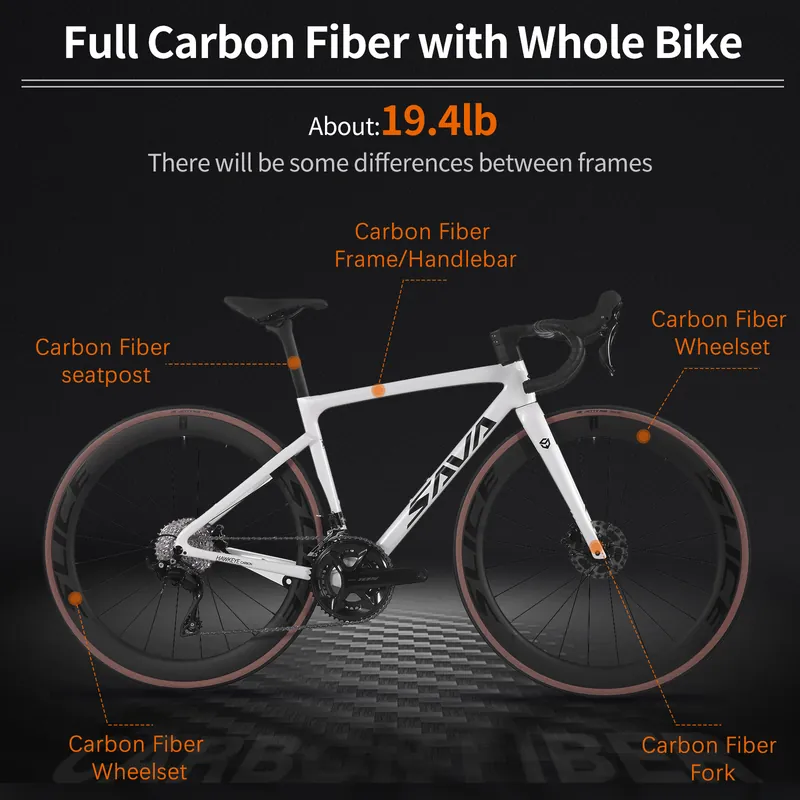 Road Bike SAVA F20 — 24-speed, hydraulic discs | EplusNINE