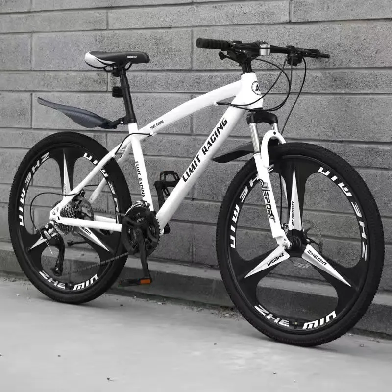 Mountain Bike — carbon fibre frame, shock absorbing
