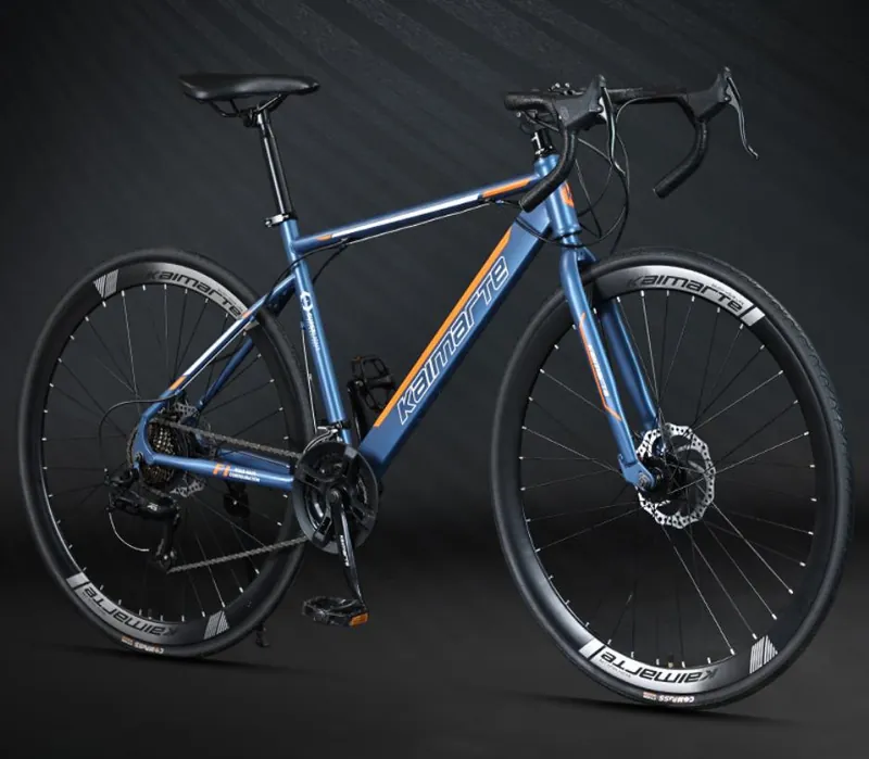 Road Bike Curved — shock absorbing, LED lights | EplusNINE