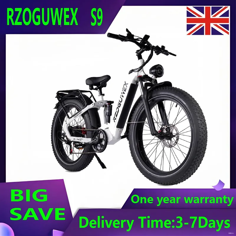 Electric Bike RZOGUWEX S9 — 20-inch fat tyres | EplusNINE