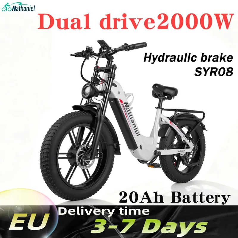 Electric Bike Nathaniel SYR08 — 20-inch fat tyres