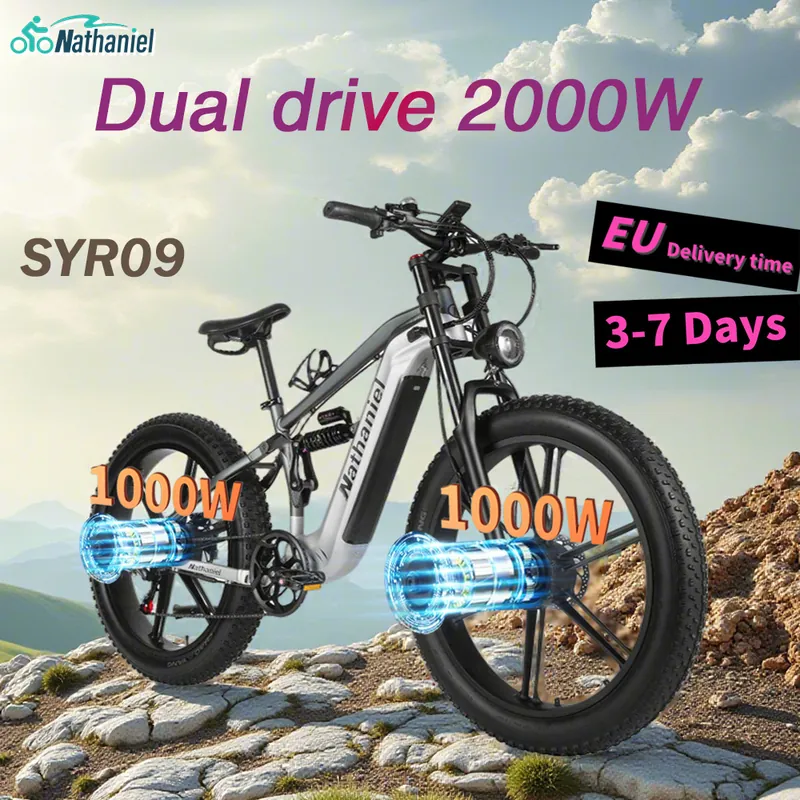 Electric Bike — 26-inch fat tyres, 2000W motor | EplusNINE