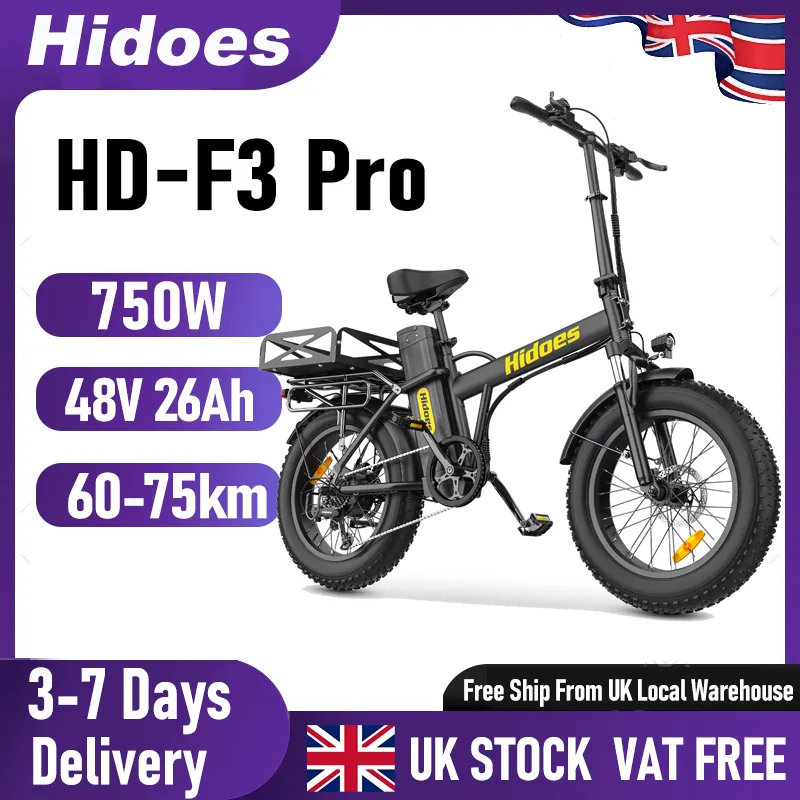 Electric Bike Hidoes F3 — 20-inch fat tyres | EplusNINE