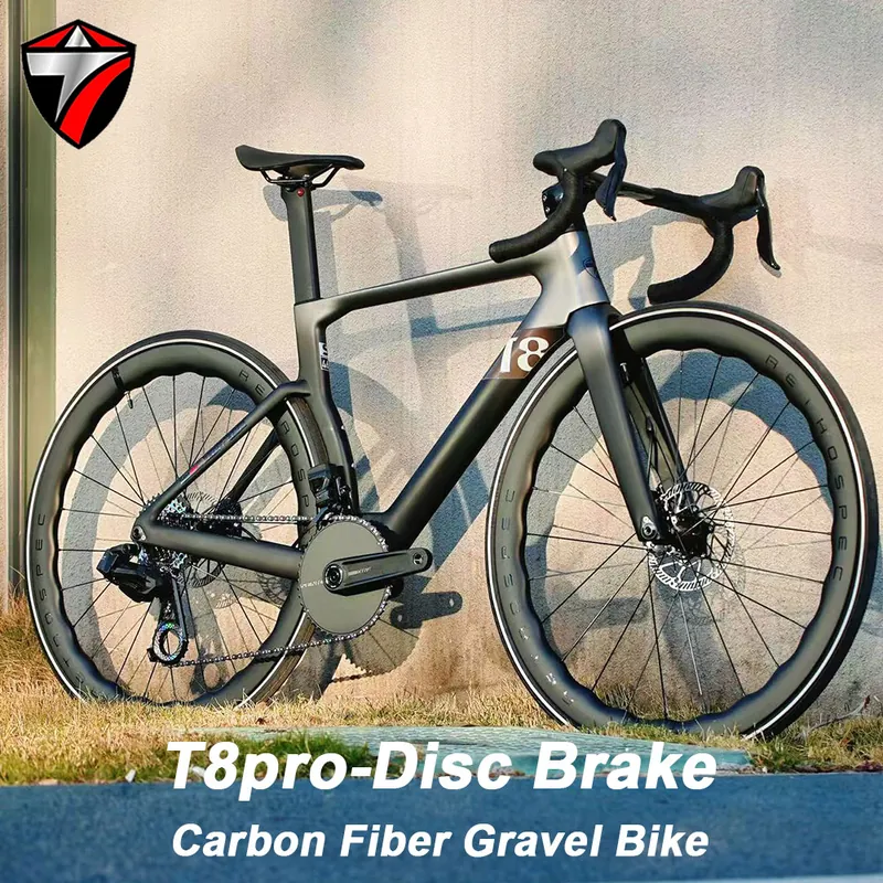 Road Bike TWITTER T8PRO105R7120 — carbon fibre frame