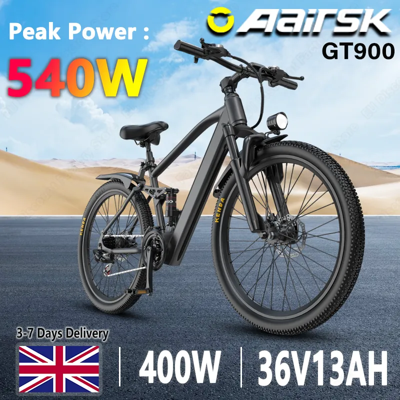 Electric Bike Aairsk GT900 — 250W, 36V 13Ah, 26-inch wheels
