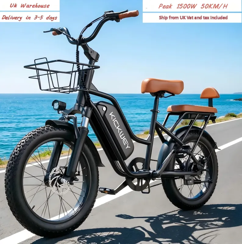 Electric Bike Kickwey LD20 — 20-inch fat tyres | EplusNINE