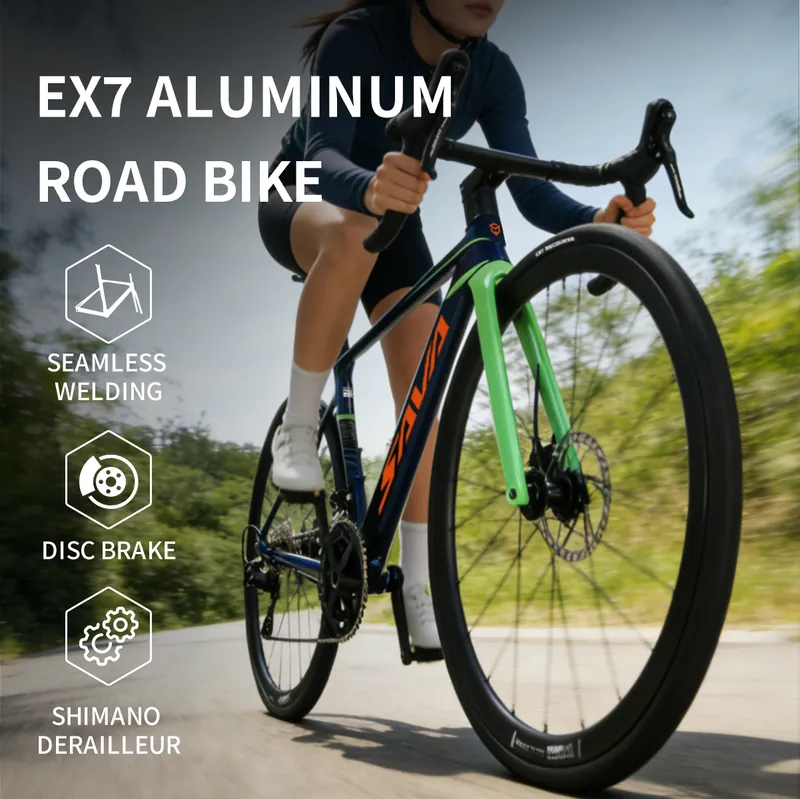 Road Bike EX7-S — 700c wheels, 24-speed | EplusNINE