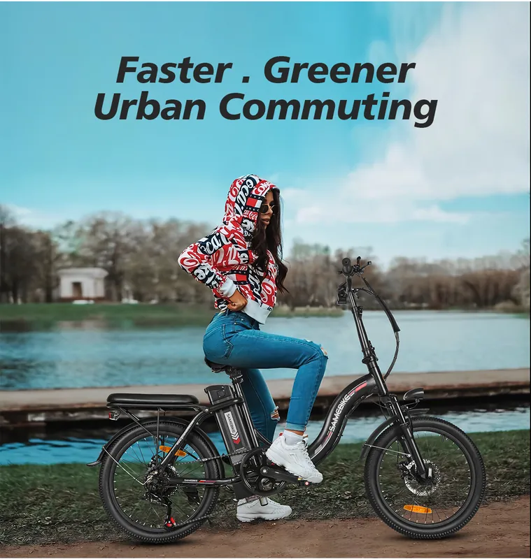 Electric Bike SAMEBIKE CY20 — 7-speed | EplusNINE