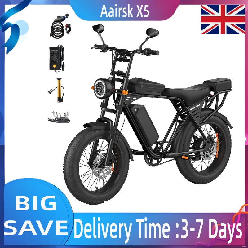 Electric Bike X5 — 20-inch fat tyres | EplusNINE
