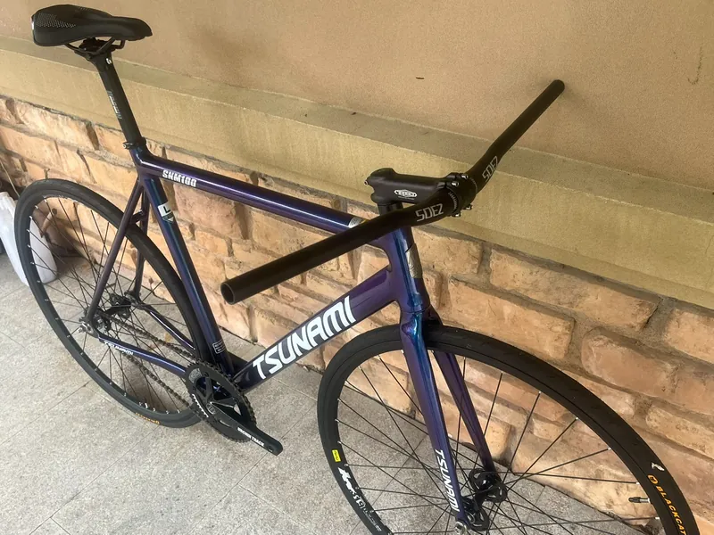 Road Bike Chameleon White — single-speed | EplusNINE