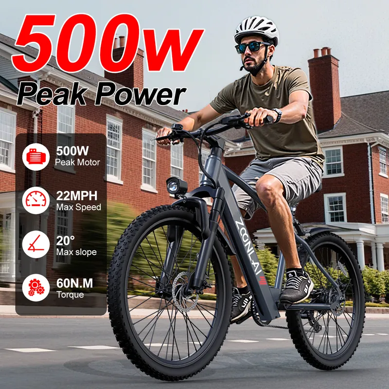 Electric Bike — 26-inch wheels, 7-speed | EplusNINE