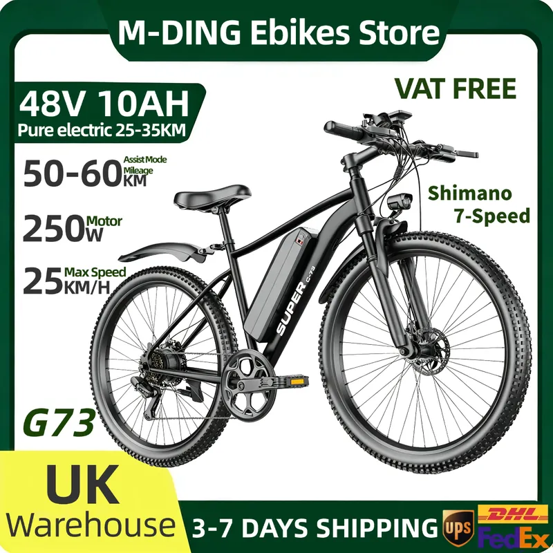 Electric Bike M-DING — 250W motor, 7-speed | EplusNINE