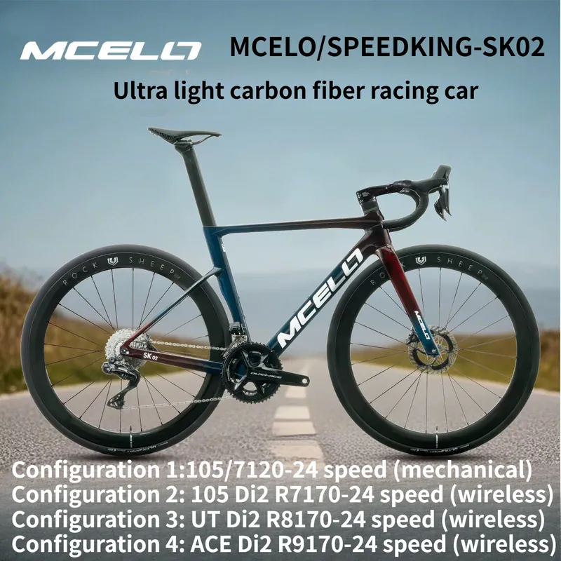 Road Bike — 700c wheels, carbon fibre frame | EplusNINE