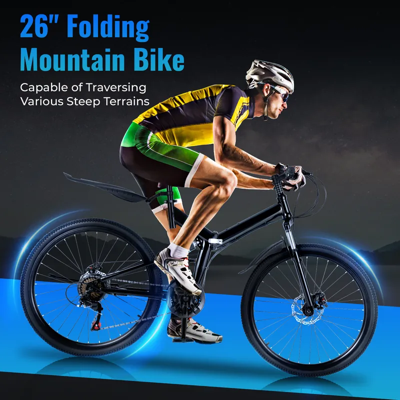 Folding Bike — 26-inch wheels