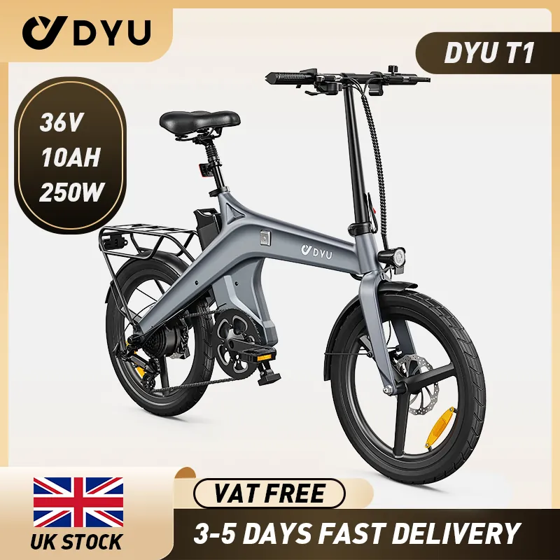 Electric Bike DYU T1 — 20-inch wheels, 7-speed | EplusNINE