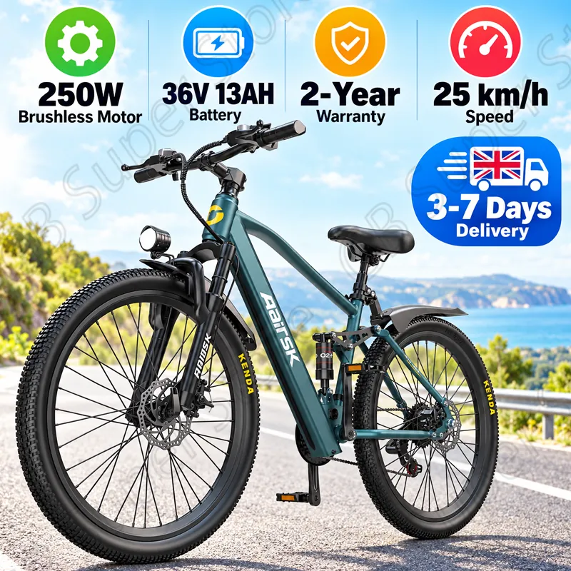 Electric Bike — 26-inch wheels, suspension | EplusNINE