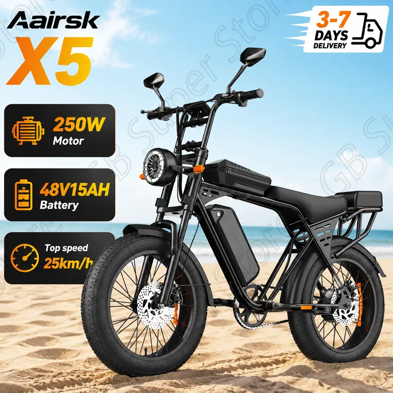 Electric Bike — 20-inch fat tyres, 250W motor | EplusNINE