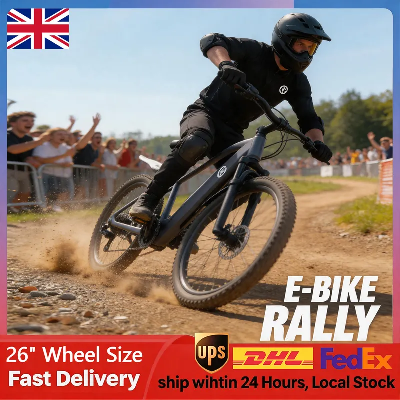 Electric Bike — 26-inch fat tyres, 500W motor