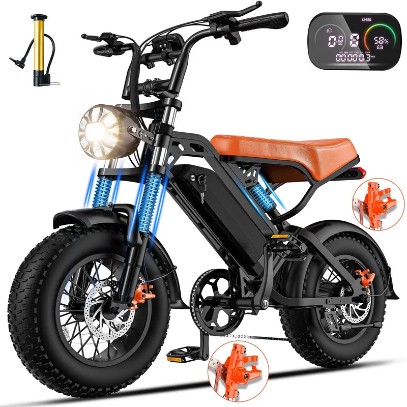 Electric Bike — 16-inch fat tyres, 1200W motor | EplusNINE