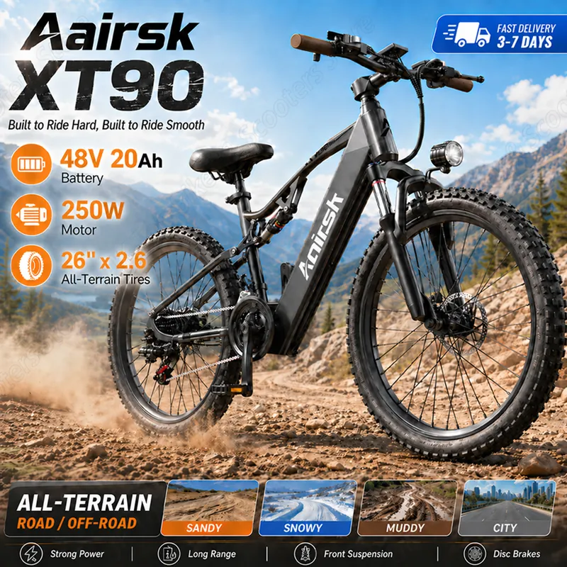 Electric Bike Aairsk XT90 — 26-inch wheels | EplusNINE